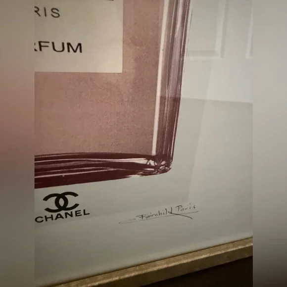Framed Sunday ‘B’ Morning Fairchild Paris Chanel Print 17x17